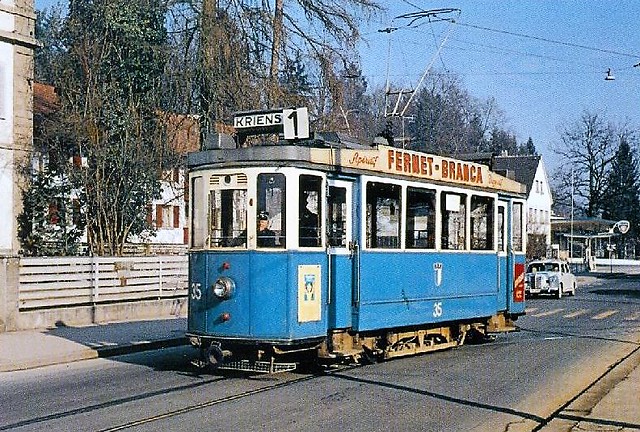 Trams de Lucerne (Suisse)