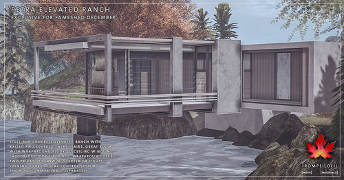 Trompe Loeil - Petra Elevated Ranch for FaMESHed December | by TrompeLoeilSL