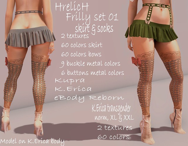 HrelicH Frilly skirt & socks