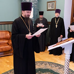 2 декабря 2021, Избранные председатель и члены Церковного суда Тверской епархии принесли присягу