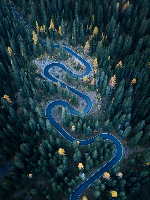Snake road, Dolomites