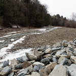 Stream restoration in Bradford County, Pennsylvania A stream restoration sites on Bullard Creek is seen in
Towanda, Pa., on March 13, 2017. Joseph Quatrini, Technical Team Leader for the Bradford County Conservation District, led the visit. (Photo by Will Parson/Chesapeake Bay Program)

USAGE REQUEST INFORMATION
The Chesapeake Bay Program&#039;s photographic archive is available for media and non-commercial use at no charge.

To request permission, send an email briefly describing the proposed use to requests@chesapeakebay.net. Please do not attach jpegs. Instead, reference the corresponding Flickr URL of the image.

A photo credit mentioning the Chesapeake Bay Program is mandatory. The photograph may not be manipulated in any way or used in any way that suggests approval or endorsement of the Chesapeake Bay Program. Requestors should also respect the publicity rights of individuals photographed, and seek their consent if necessary.