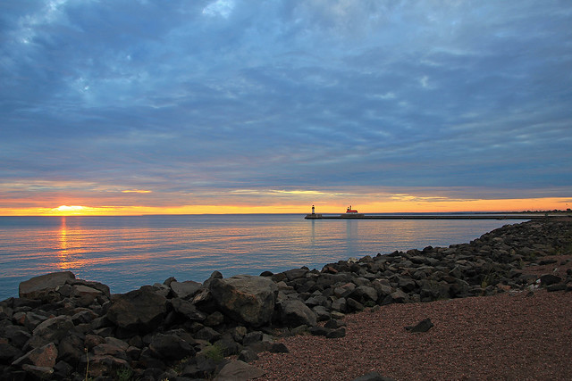 Duluth Harbor Sunrise . . .