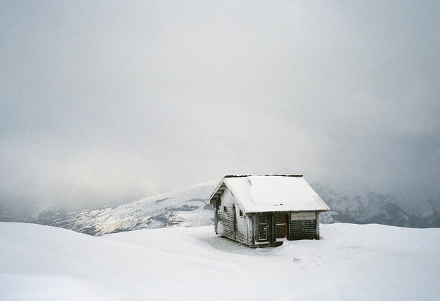 Frozen house, Les Arcs, France