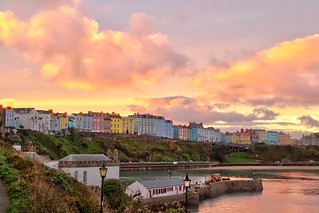 Tenby Harbour Sunset 1