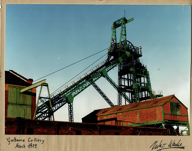 Golborne Colliery, Lancashire, UK : March 1989 : photo by Heiko Wenke, Sprockhövel, Germany