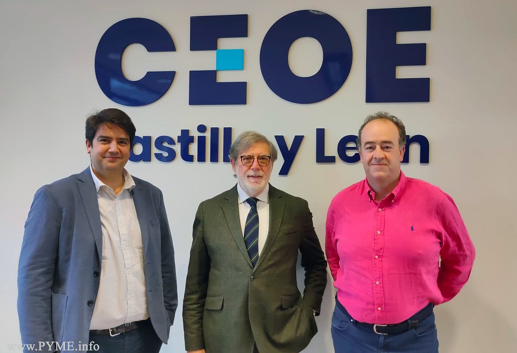 Encuentro en la sede de CEOE Castilla y Léon del nuevo pre… | Flickr
