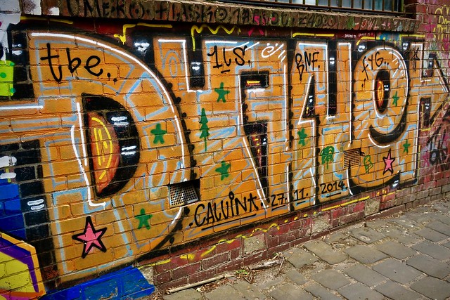 Graffiti  in an Alley, Melbourne, AU