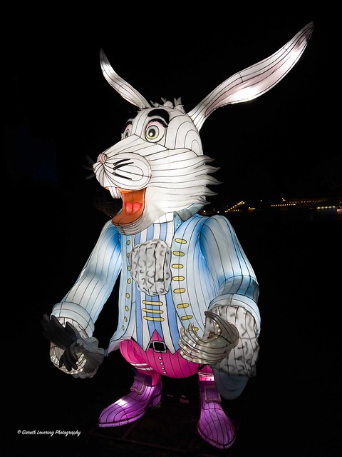 Alice in Wonderland figures at Cardiff Castle 2021 12 01 #4