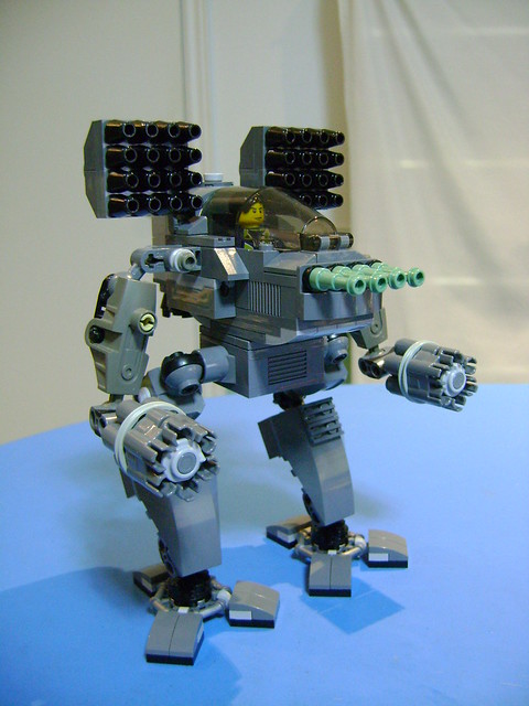 Custom MOC Lego minifigure scale MechWarrior