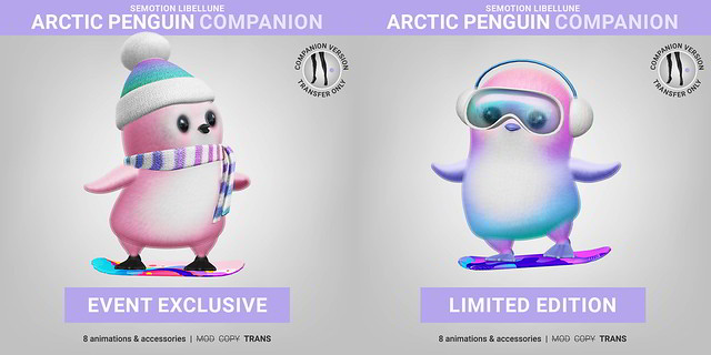 SEmotion Libellune Arctic Penguin Companion LIMITED & EXCLUSIVE