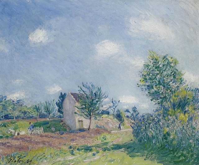 Paysage de printemps, aux environs de Moret-sur Loing (Sisley)