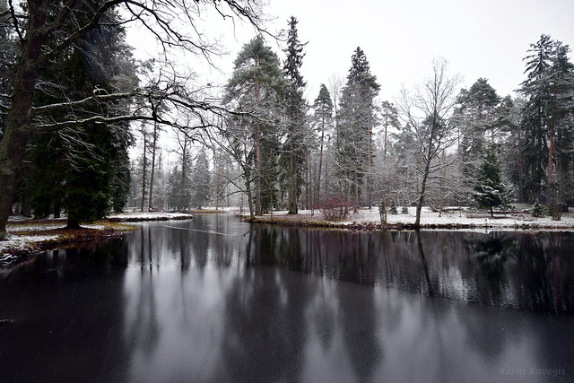 Park in Gulbene, Latvia