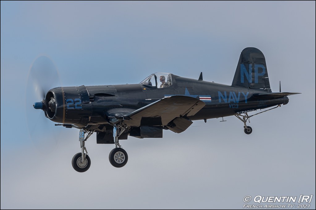 Chance Vought F4U Corsair Paris Villaroche Air Legend 2021 aérodrome de Melun meeting aerien 2021 Meeting Aerien 2021