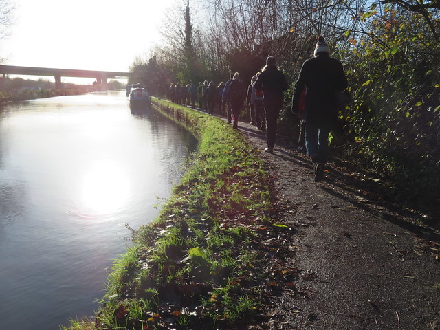UK - Hertfordshire - Near Kings Langley - Walking along Grand Union Canal