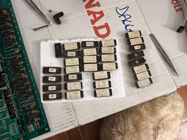 Main Board EPROMS all Removed