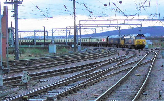 Class 50s No. 50007 & 50049 At Newcastle - 4th Dec 2021