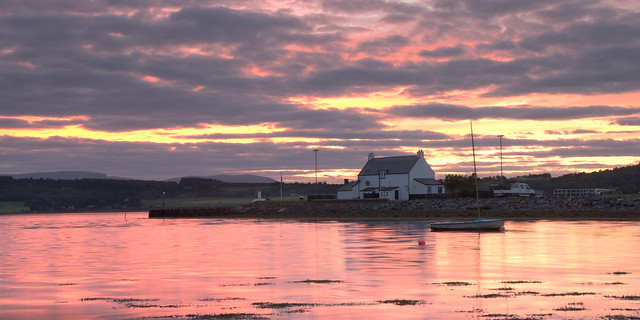 Sunset at Clachnaharry