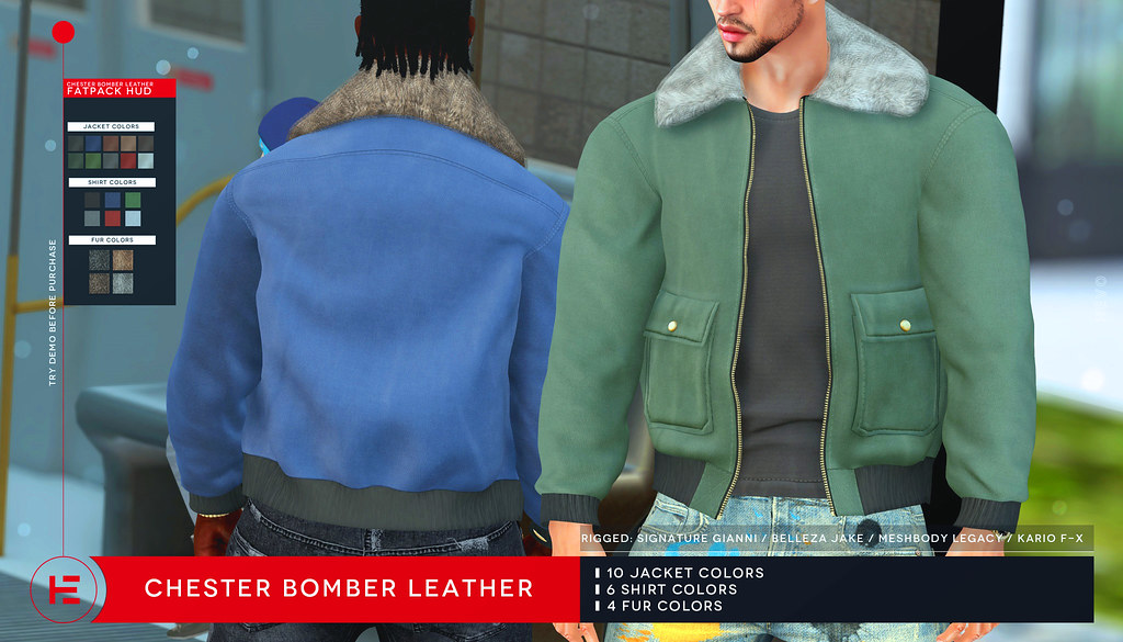 HEVO – Chester Bomber Leather