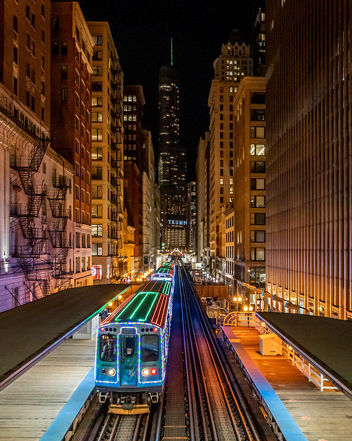 Chicago CTA Holiday Train