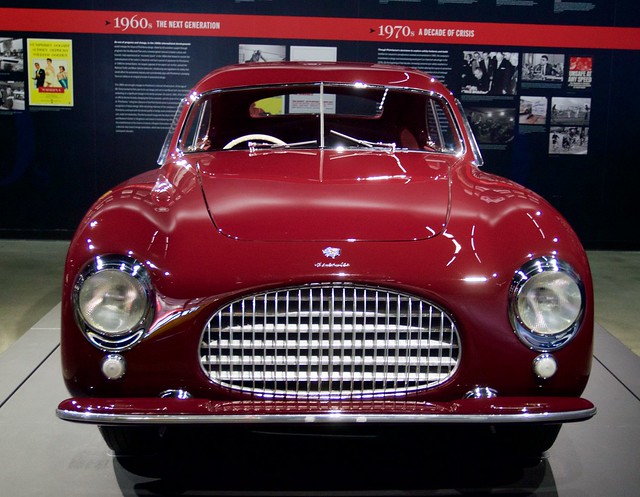 1947 Cisitalia Pininarina 202 Coupe nose-on DSC_0812