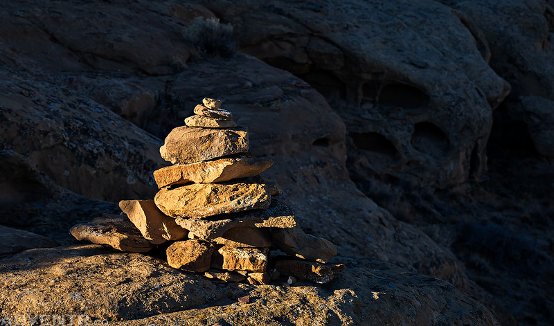 Cairn in the Light