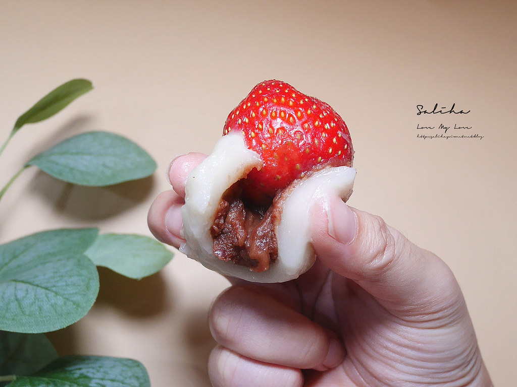 台北中山區甜點推薦黑麻糬招牌口味必吃推薦草莓控草莓甜點好吃草仔粿 (1)