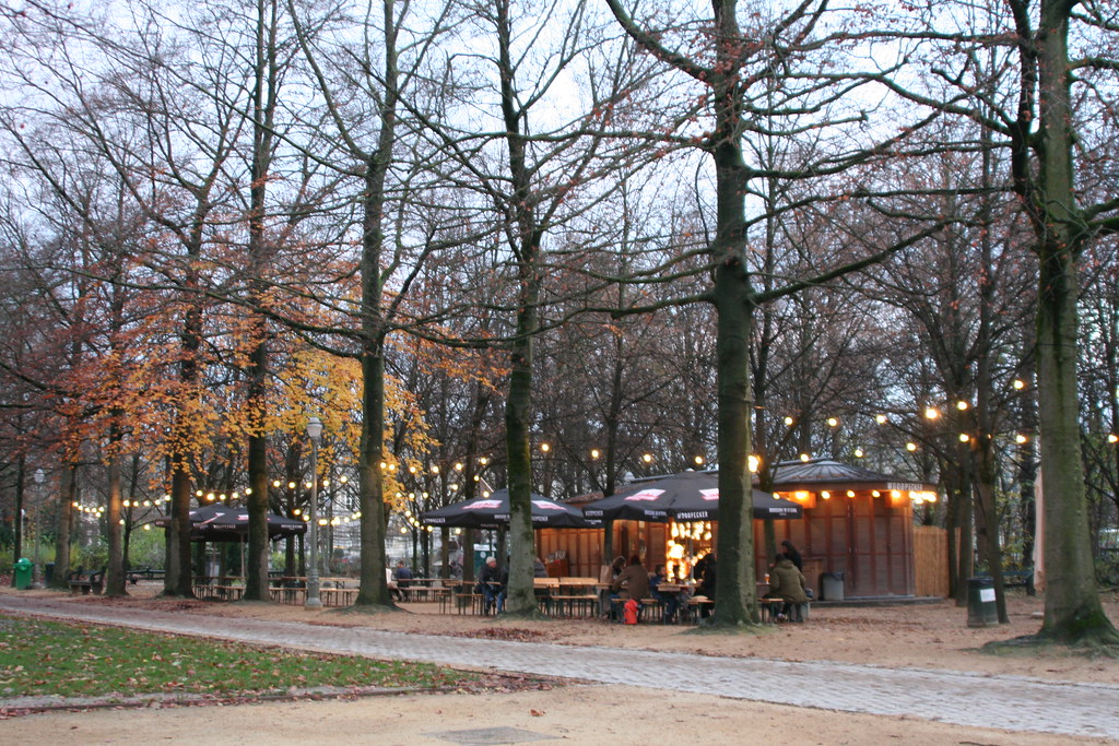 Cafetería en el Parque de Bruselas