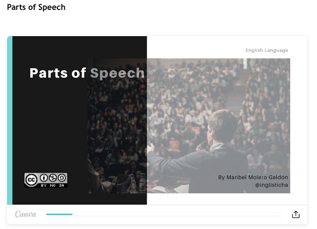 The Parts of the Speech