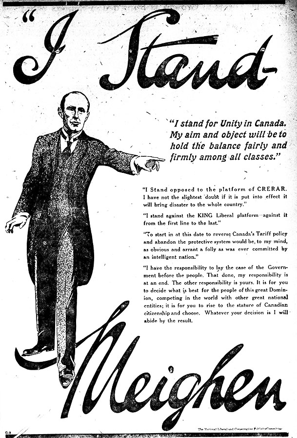 tely 1921-12-03 meighen i stand ad