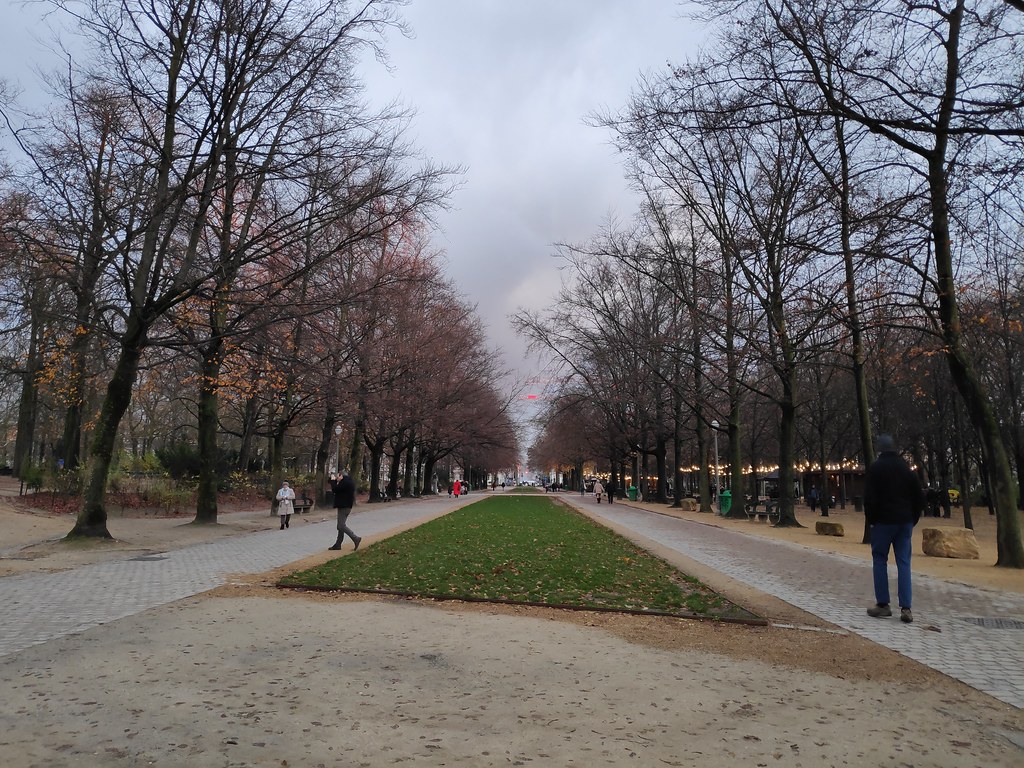 Caminos en el Parque de Bruselas