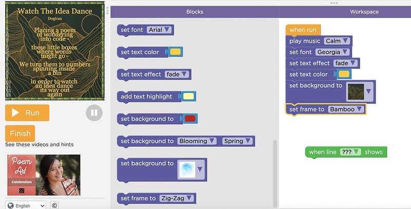 Hour of Code Poetry