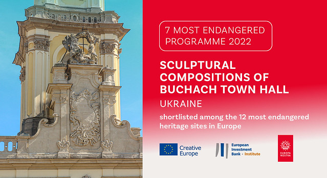 Sculptural Compositions of Buchach Town Hall, Ukraine