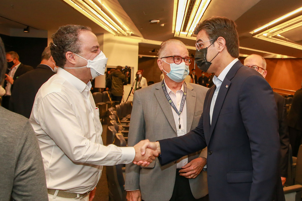 O Vice-Governador Rodrigo Garcia visita o Instituto do Câncer de São Paulo