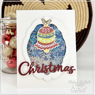 CAS Shaker Christmas Card | by helengdesigns