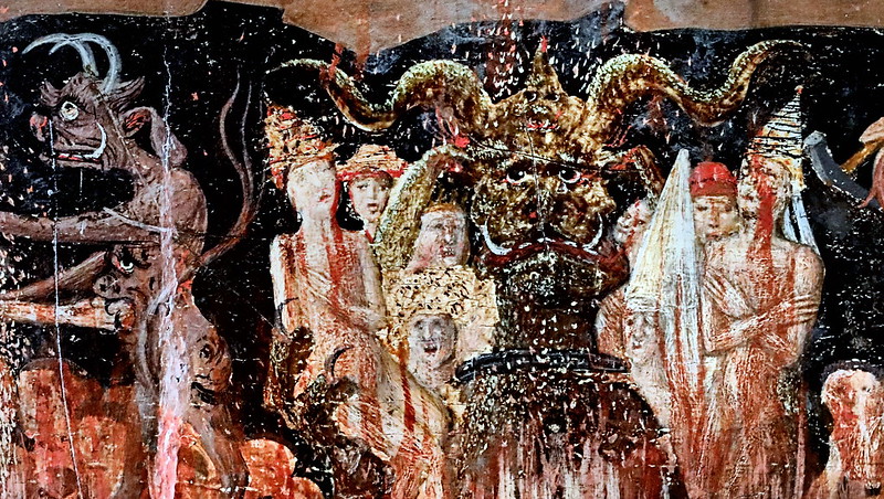 Enguerrand Quarton - Coronation of the Virgin, 1454 (detail 9)