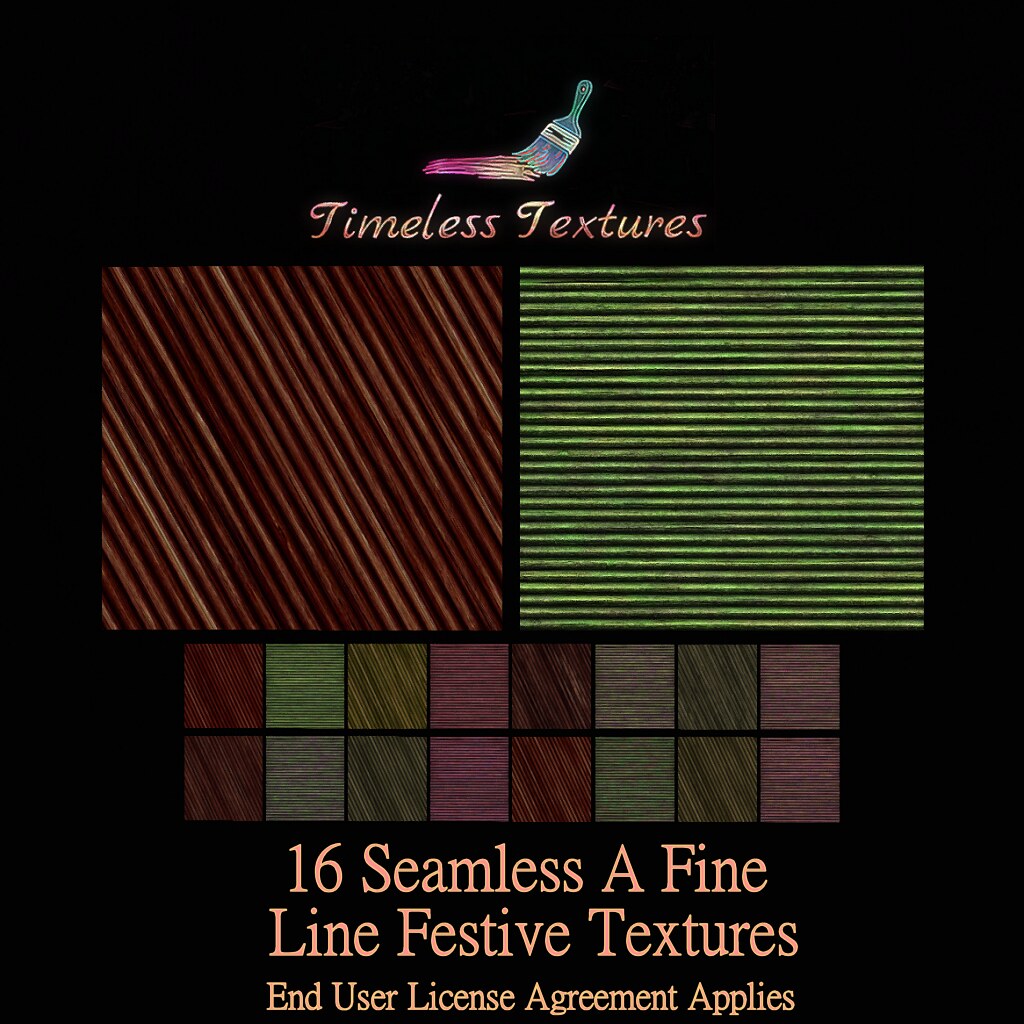 2021 Advent Gift Dec 8th –  16 Seamless A Fine Line Festive Timeless Textures