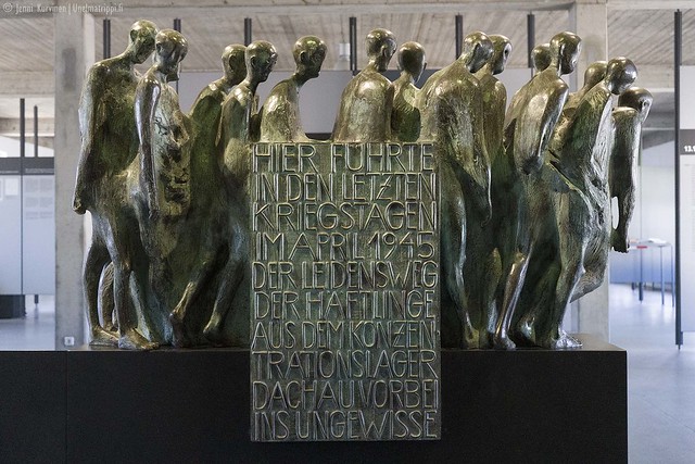 Patsas Dachaun keskitysleirin näyttelyssä