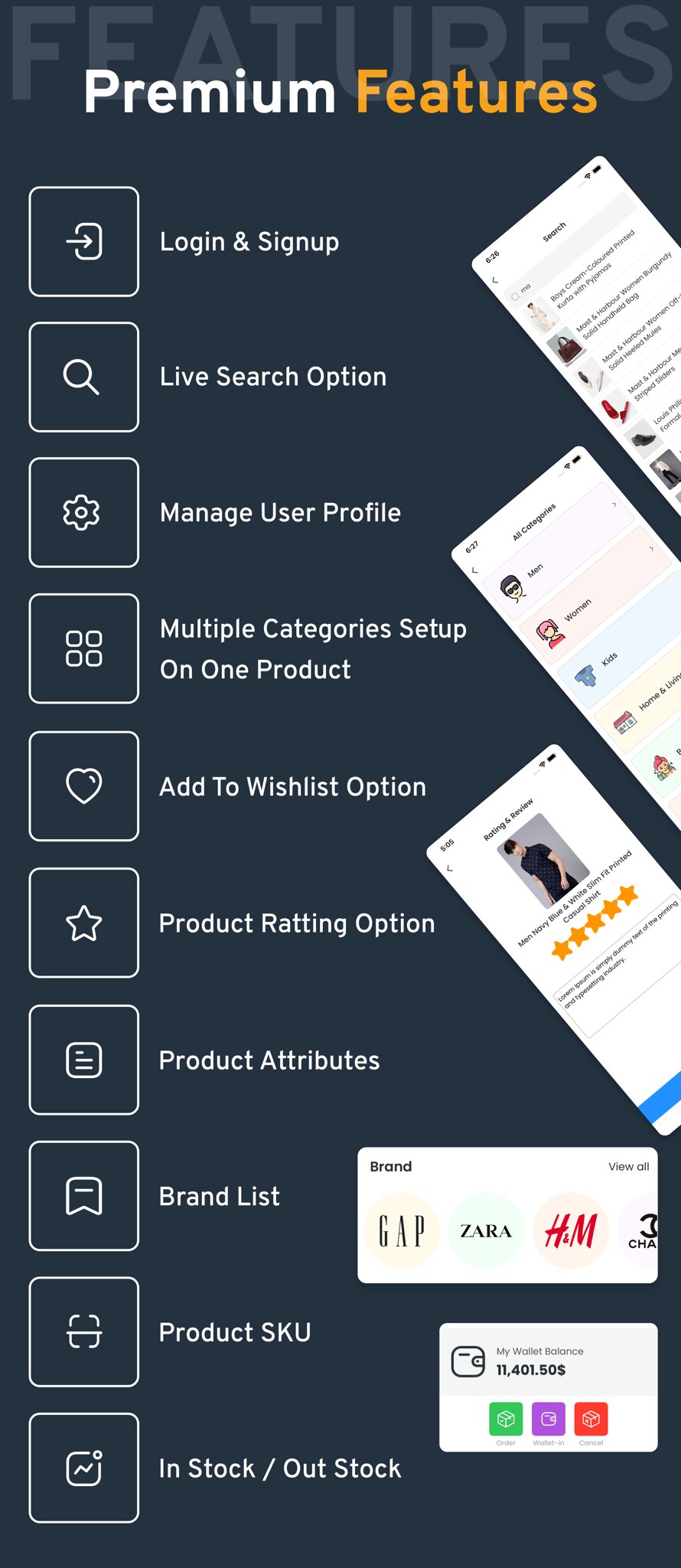 eCommerce - Multi vendor ecommerce Flutter App with Admin panel - 19