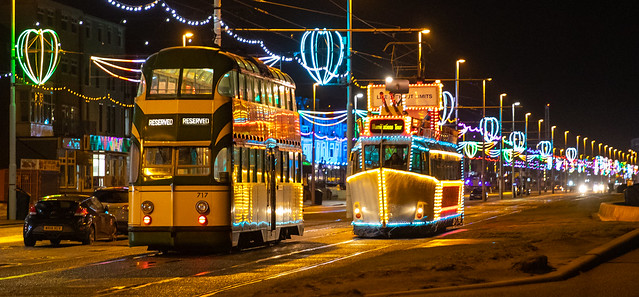 Trams that pass in the night...