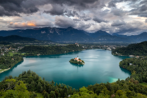 Cloudy Sunset On Bled | by Luca Libralato