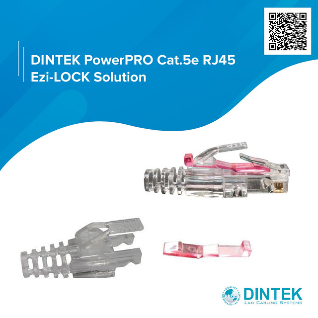 DINTEK PowerPRO Cat.5e RJ45 Ezi-LOCK Solution