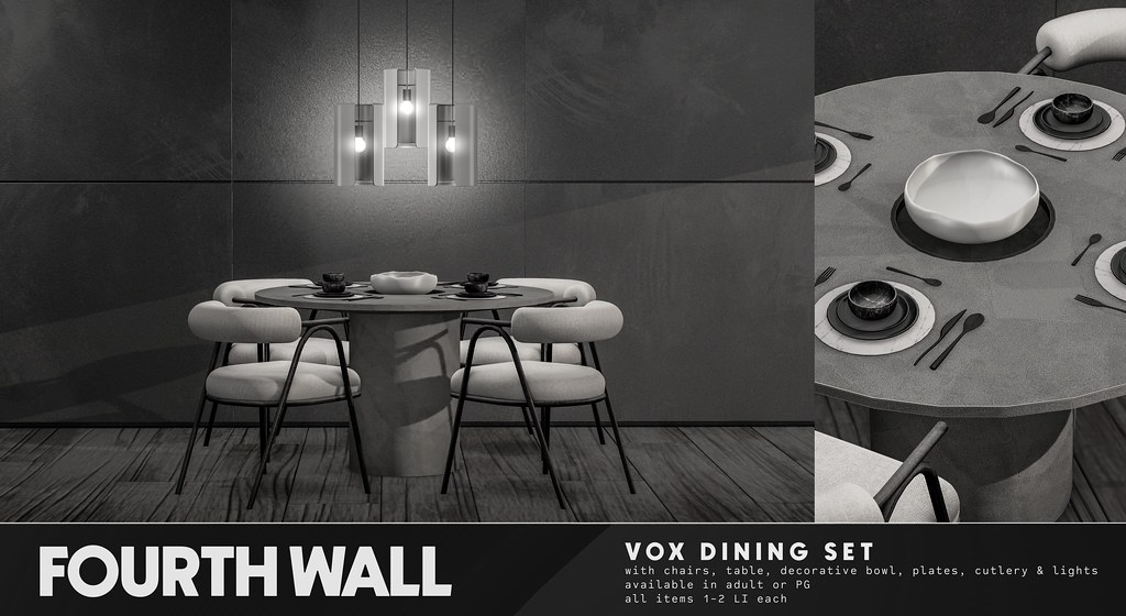 Fourth Wall / Vox Dining Set / equal10