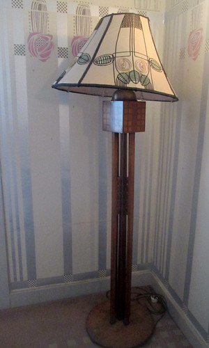 Charles Rennie Mackintosh lamp, Hill House, Helensburgh