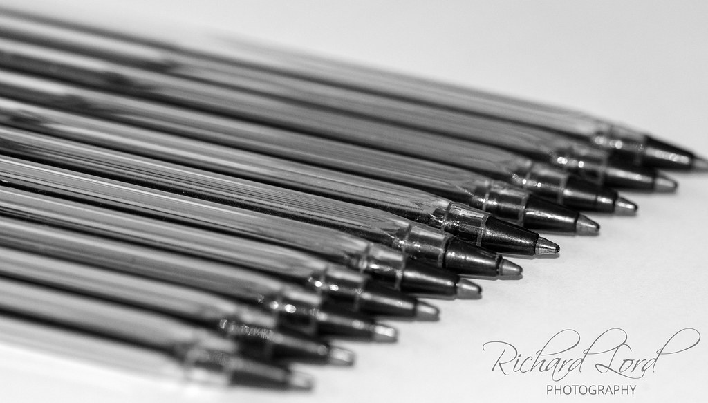 Pens In A Line 1