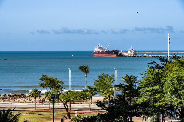 Navio TRENT Beira Mar de Fortaleza