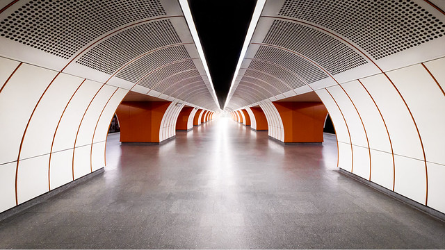 Subway Station Westbahnhof in Vienna