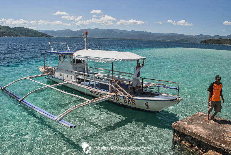 Negros Oriental island hopping boat