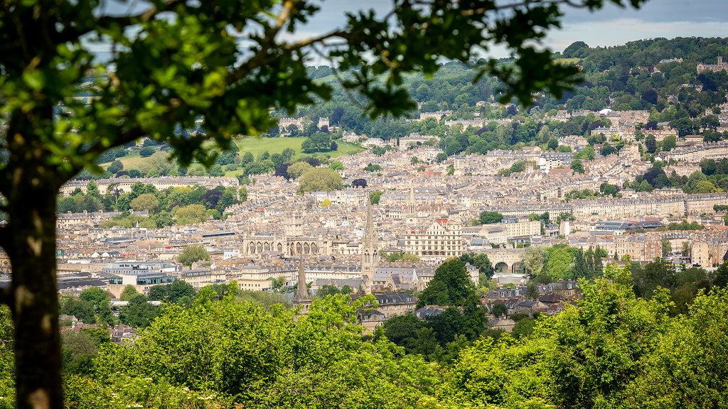 A view of the city of Bath.