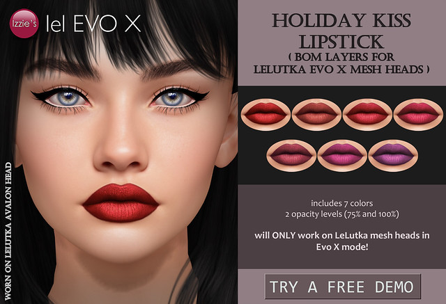 Holiday Kiss Lipstick (LeLutka Evo X) for FLF